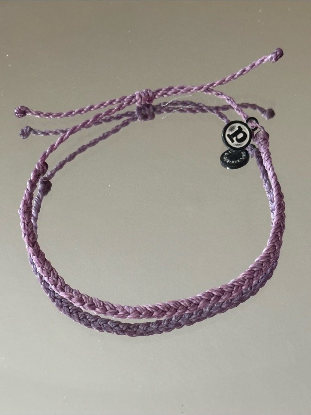 Pura Vida. Lavender Braided Bracelet.